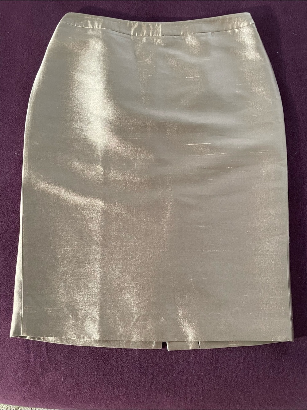 BCBG Shimmery Champagne Pink Pencil Skirt